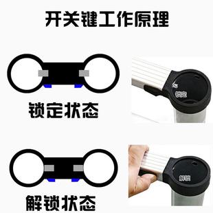热销1PKN户外工程梯伸缩人字梯两用梯便携家用梯子阁楼爬梯加粗单