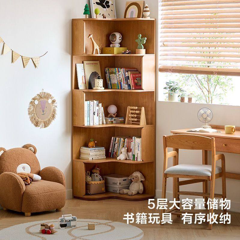 儿童转角书柜家用卧室角落柜书架落地置物架客厅墙角收纳三角柜,畜牧/养殖物资,特种养殖设备,淘宝优惠券,粉丝福利购,淘宝优惠卷