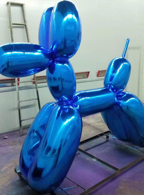 气球狗雕塑小区公园广场运动景观雕塑校园金属工艺装饰品创意摆件