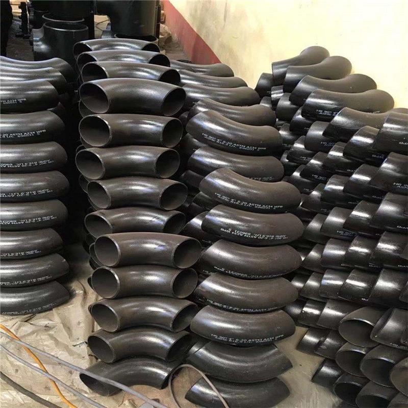 45度90钢制碳钢不锈钢焊接无缝弯头大口径度对焊弯头管件厂家