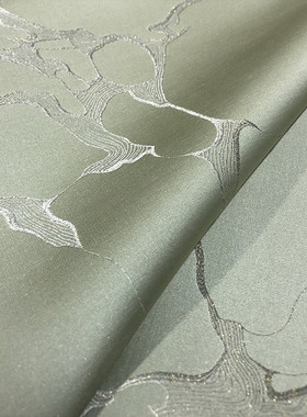 批发现货2.9米宽幅高经密轻奢提花新得大理石纹金丝浮雕提花面料