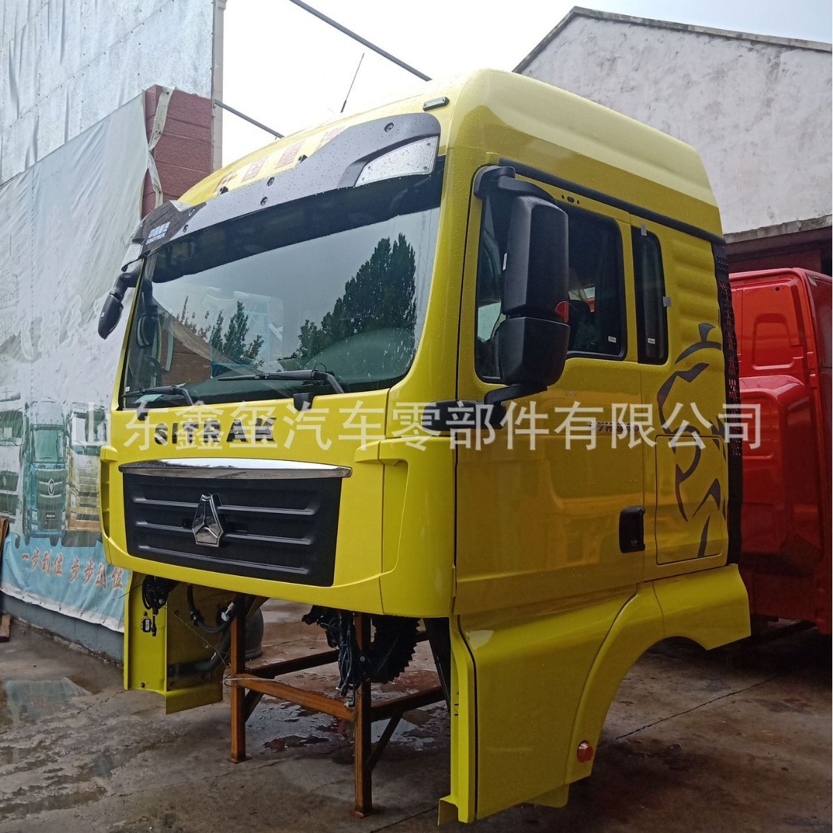 热销重汽汕德卡高顶驾驶室总成汕德卡高顶驾驶室壳体全车事故配件