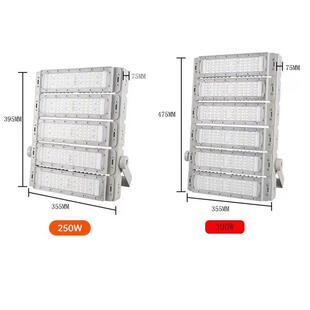 led模组隧道灯户外防水篮球场足球场高杆灯100w200w300wled投光灯