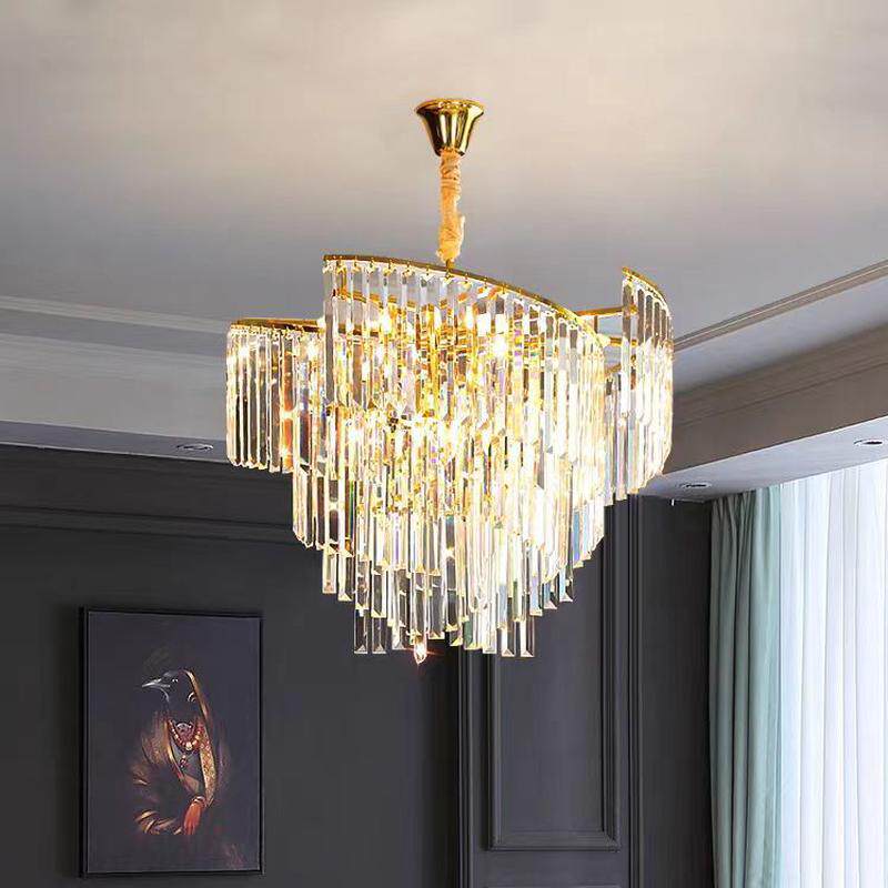 吊灯轻奢螺旋水晶吊灯客厅奢华大气卧室北欧简约餐厅样板房新款,家装灯饰光源,餐厅吊灯,淘宝优惠券,粉丝福利购,淘宝优惠卷