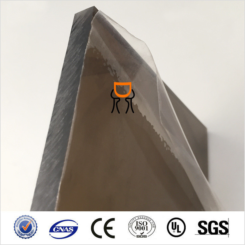 热销茶色耐力板磨砂塑料板厂家批发塑料板厂家销售低价1.5mm磨