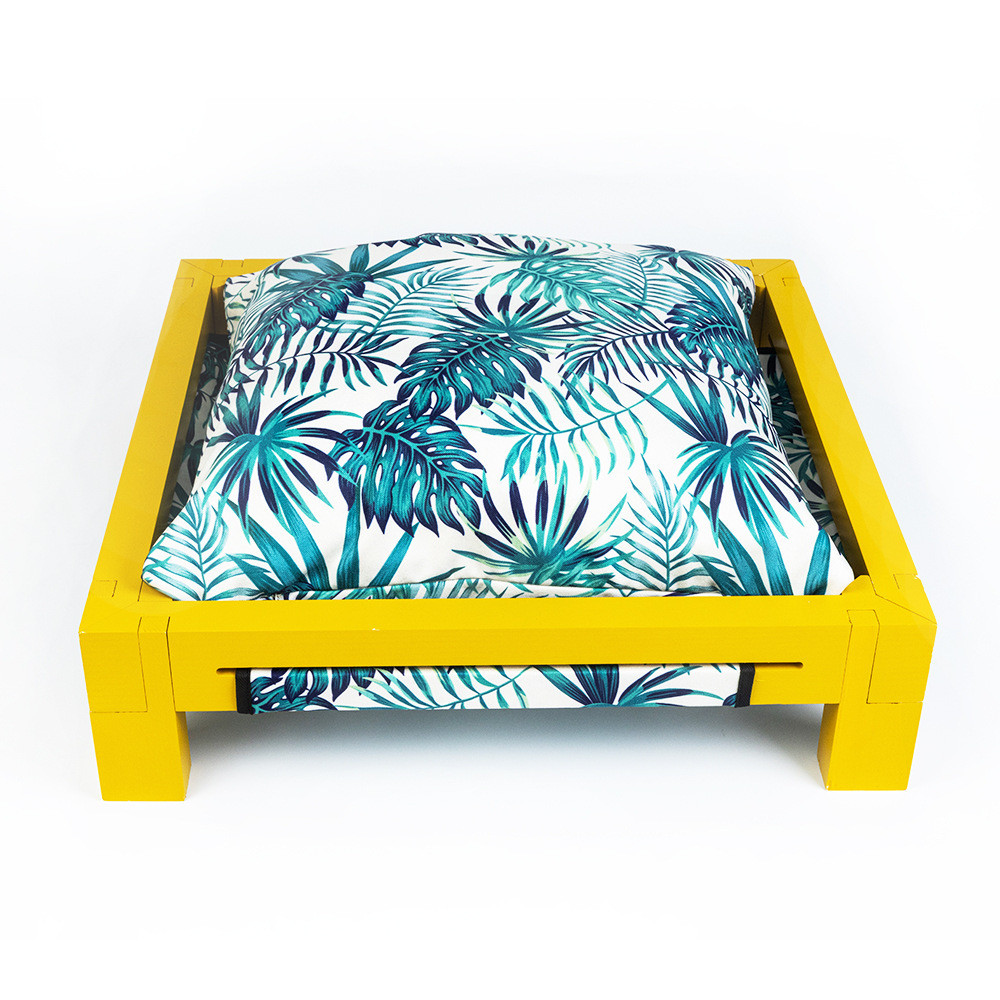 热销实木狗狗床四季通用木制卯榫猫狗窝小型犬猫窝宠物狗可拆洗行