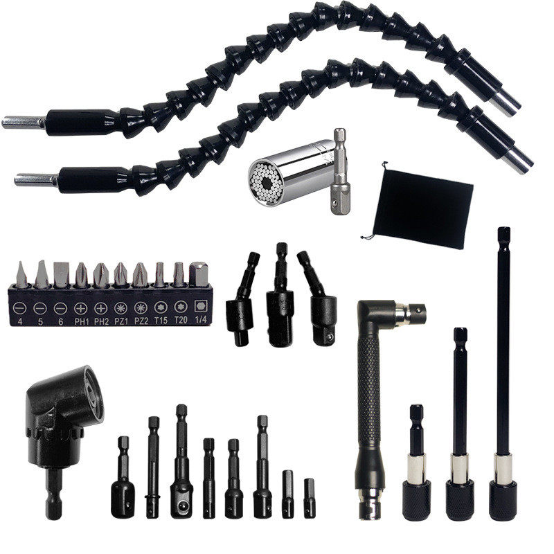 芸贝工具组套装黑软轴黑接杆银色套筒接杆黑批头AD黑小拐,生活电器,缝纫机配件,淘宝优惠券,粉丝福利购,淘宝优惠卷