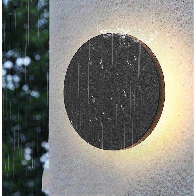 LED户外壁灯现代简约室外防水圆形防潮灯创意走廊过道方形门壁灯,家装灯饰光源,壁灯,淘宝优惠券,粉丝福利购,淘宝优惠卷