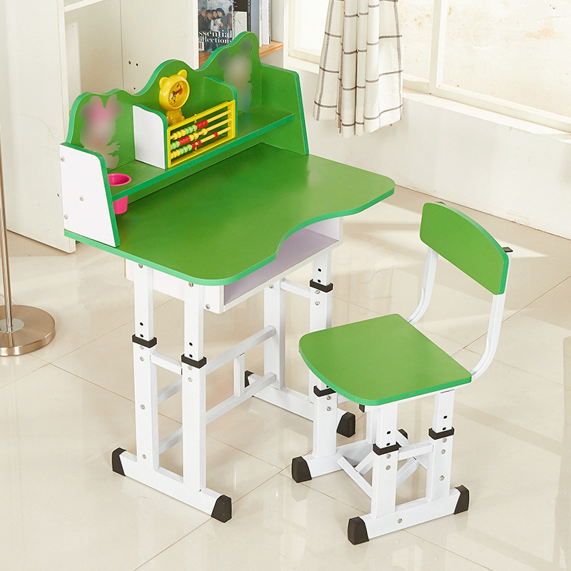学生儿童学习桌书桌可升降课桌椅小孩写字桌椅家用实木课桌椅
