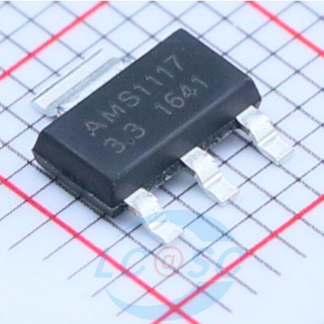 稳压芯片 AMS1117-3.3 ASM1117 SOT-223 贴片 全新进口原装
