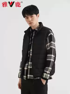 Yalu 2021 New down jacket short fashion slim thin coat stand collar vest vest