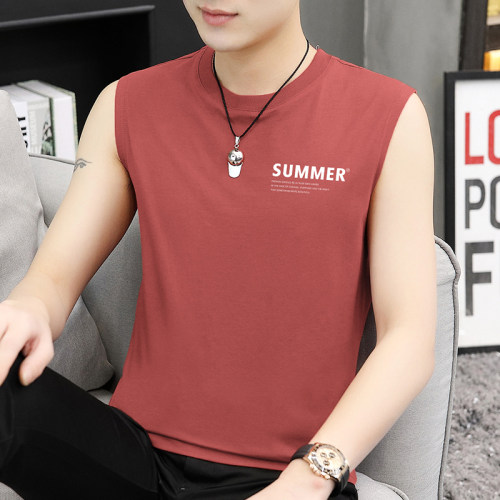 100%纯棉背心透气吸汗不易起球