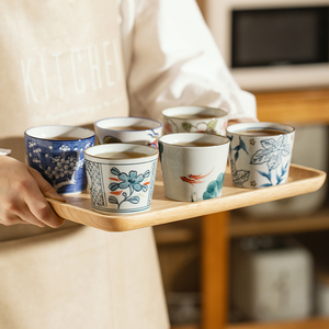 摩登主妇日式陶瓷品茗茶杯