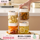 摩登主妇玻璃密封罐食品级玻璃瓶蜂蜜柠檬罐咸菜罐腌菜储存储物罐