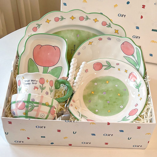摩登主妇漂亮餐具碗碟饭碗盘子