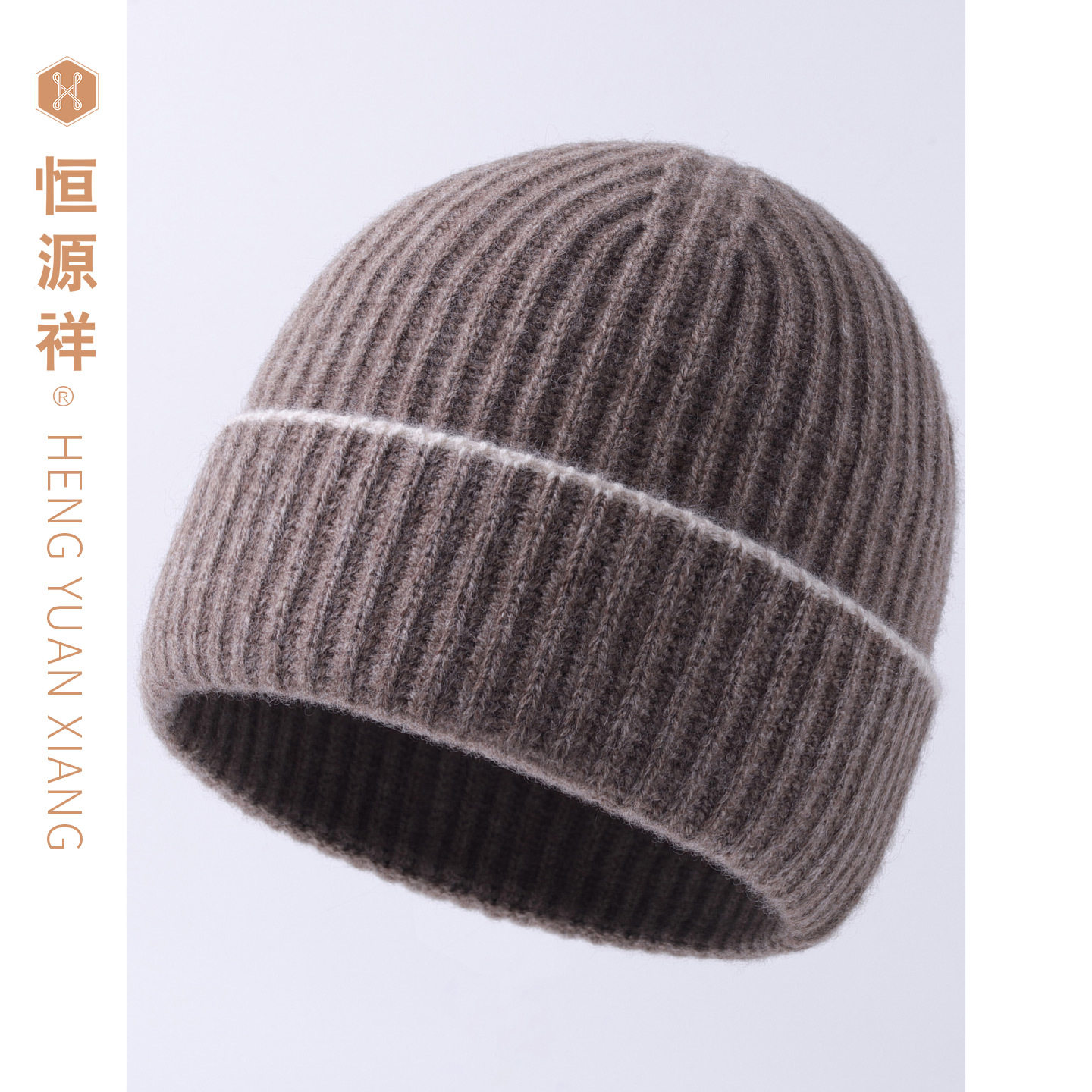 恒源祥秋冬女加厚保暖毛线帽