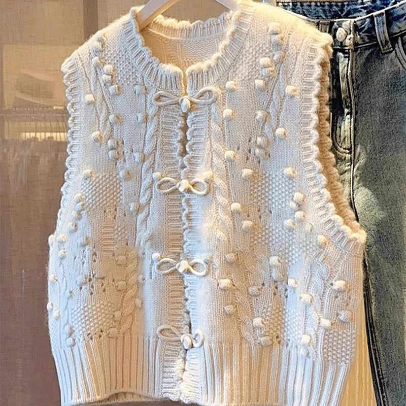 女童冬季毛衣马甲2025秋冬新款中大童中国风背心外套马夹针织开衫,童装/婴儿装/亲子装,毛衣/针织衫,淘宝优惠券,粉丝福利购,淘宝优惠卷