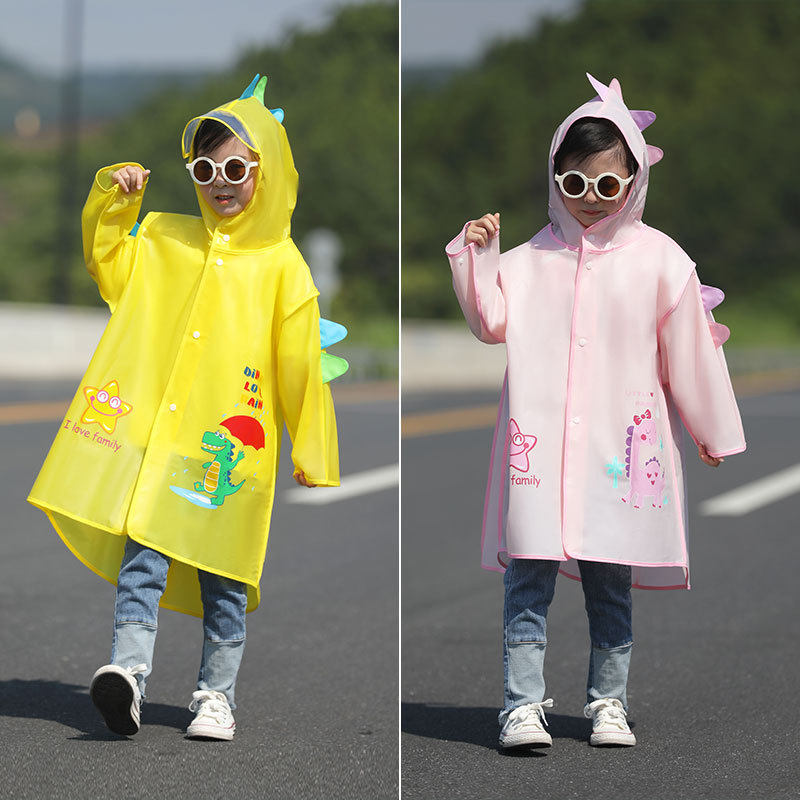 儿童雨衣男童女童小学生书包位上学衣幼儿园小孩男孩防水全身雨披
