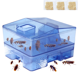 蟑螂药非无毒一窝全窝家用端灭抓蟑螂捕捉器诱捕盒诱饵蟑螂屋克星