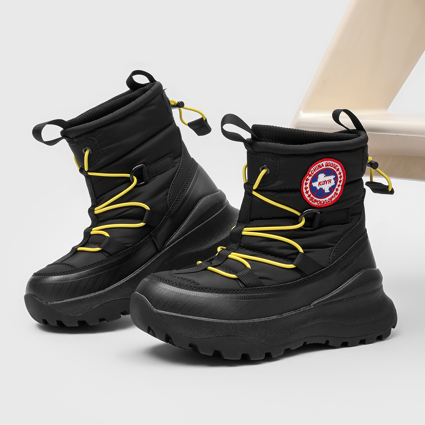 日本offcat冬季户外加绒加厚2025新款防寒雪地靴男时尚百搭防水保