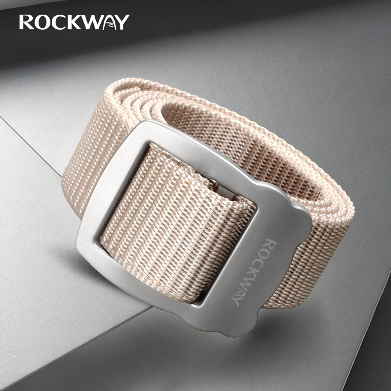 岩途纯钛防金属过敏帆布尼龙腰带