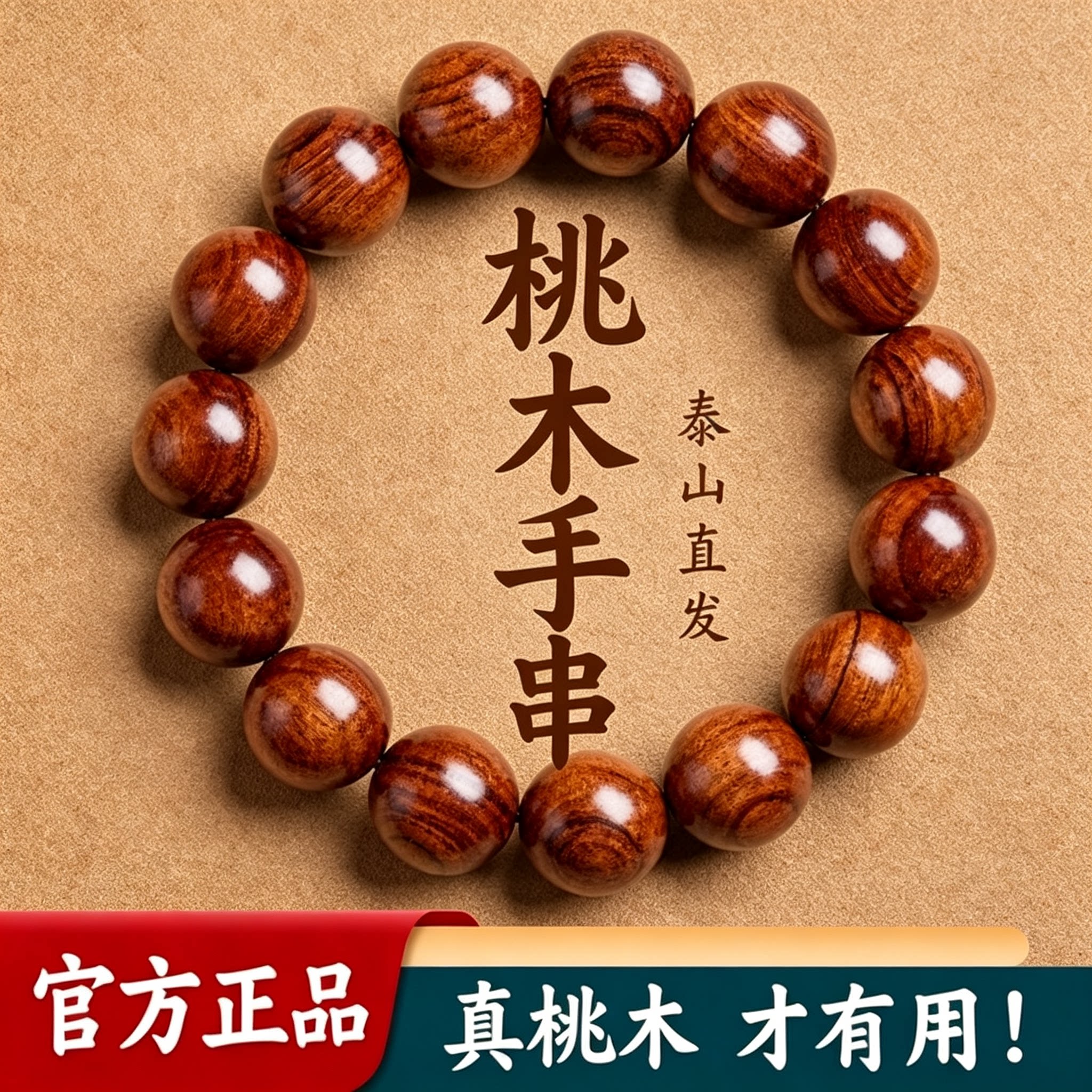 老桃木手串男女天然真品官方旗舰图片
