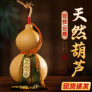 天然葫芦招财特大号摆件中国结带龙头五帝钱门对门客厅玄关挂件