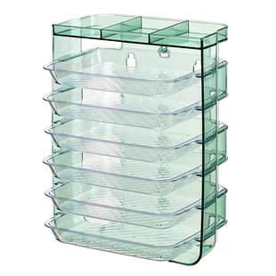 多功能厨房备菜盘壁挂式家用蔬菜置物架菜盘子配菜神器多层免打孔