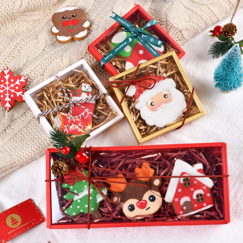 圣诞糖霜饼干盒糖果点心伴手礼