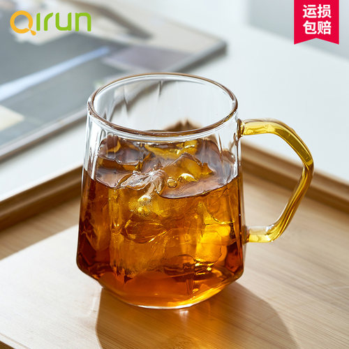 启润家用网红牛奶夏天玻璃杯