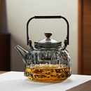 加厚煮茶壶玻璃泡茶壶专用蒸煮一体提梁壶茶具家用电陶炉烧水新款
