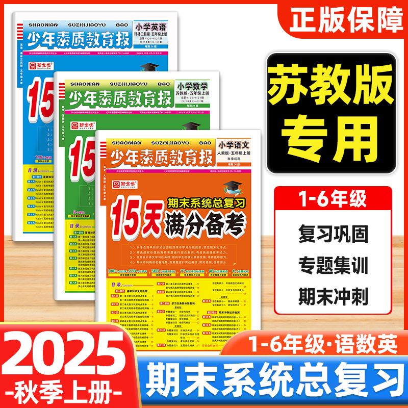 15天满分备考少年素质教育报