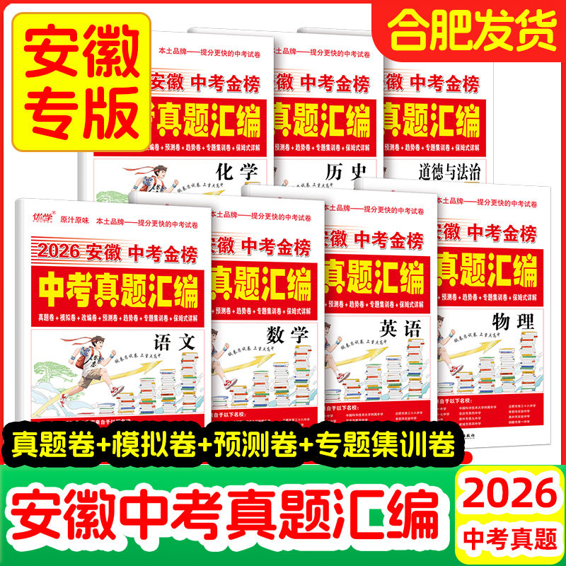 徽中考真题汇编九年级复习必刷题