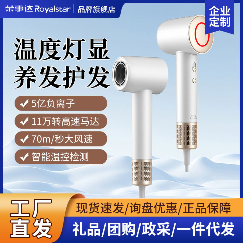 荣事达吹风机家用电吹风筒负离子多档调节恒温护发礼品礼盒装