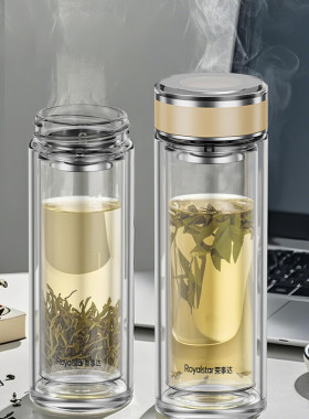 新款 荣事.达正新玻璃杯RSDBJ018-FJ便携圆形