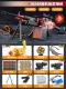 M249 красный [Подарок Gatling+30 Bullet Shell+60 Soft Bouncing]