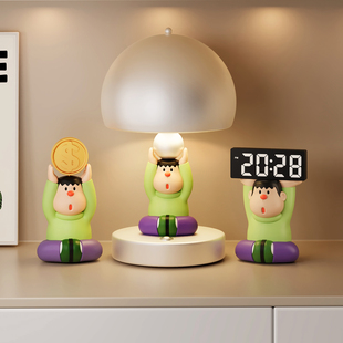 胖虎玄关装饰品摆件高级感小众入户客厅卧室餐柜氛围感家居好物