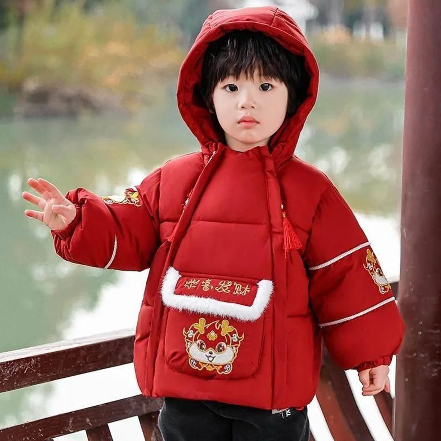 男童冬装棉袄拜年服2025新款棉衣女宝宝喜庆加厚国风套装儿童外套,童装/婴儿装/亲子装,棉袄/棉服,淘宝优惠券,粉丝福利购,淘宝优惠卷