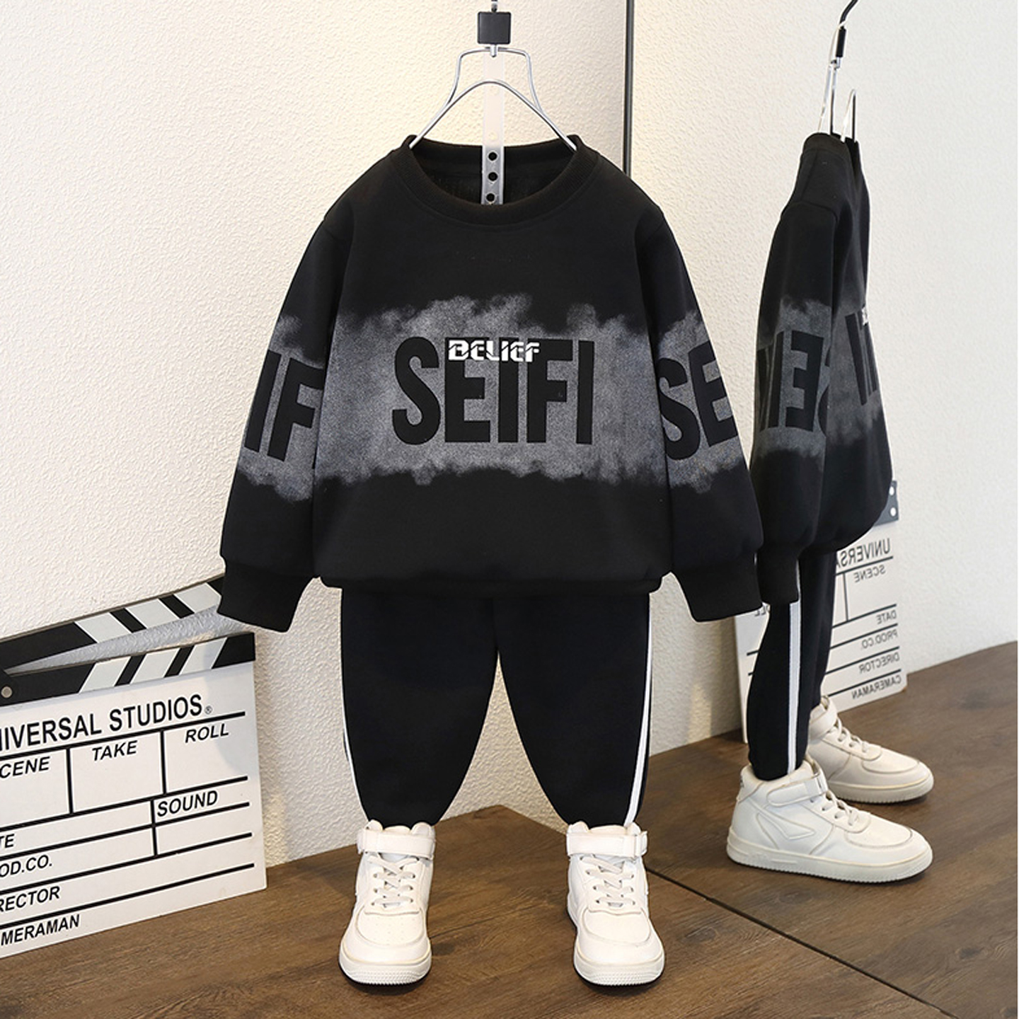 男童秋套装儿童卫衣两件套衣服