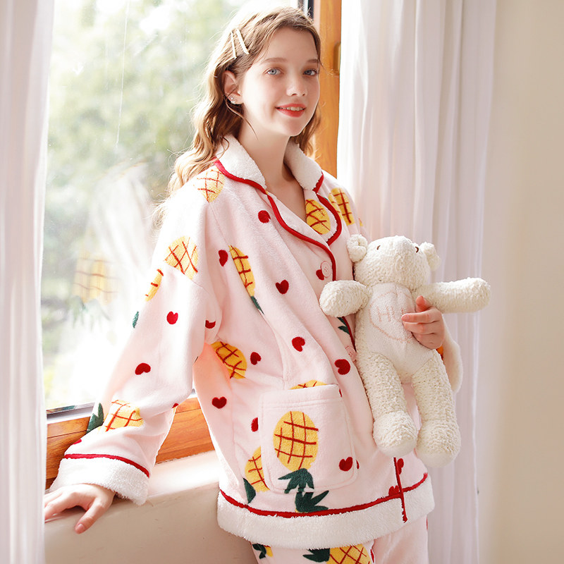 家时光冬季珊瑚绒月子服产后加厚保暖孕妇哺乳睡衣秋冬产妇家居服,孕妇装/孕产妇用品/营养,家居服套装,淘宝优惠券,粉丝福利购,淘宝优惠卷