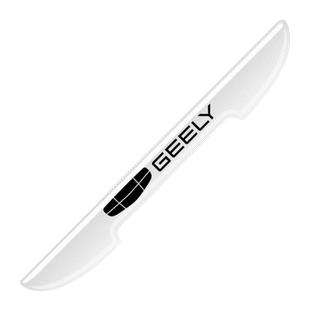 适用吉利车门防撞条星瑞博越豪越缤瑞ICON白色汽车防刮装饰保护贴