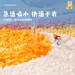 浴室吸水地垫卫生间防滑垫家用垫子地毯门垫进门踩脚垫入户门地垫