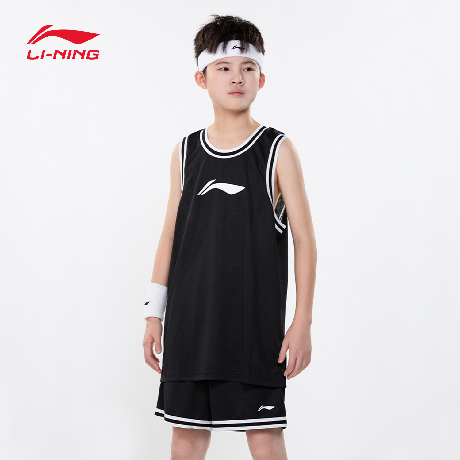 李宁童装篮球服套装男童夏季新款