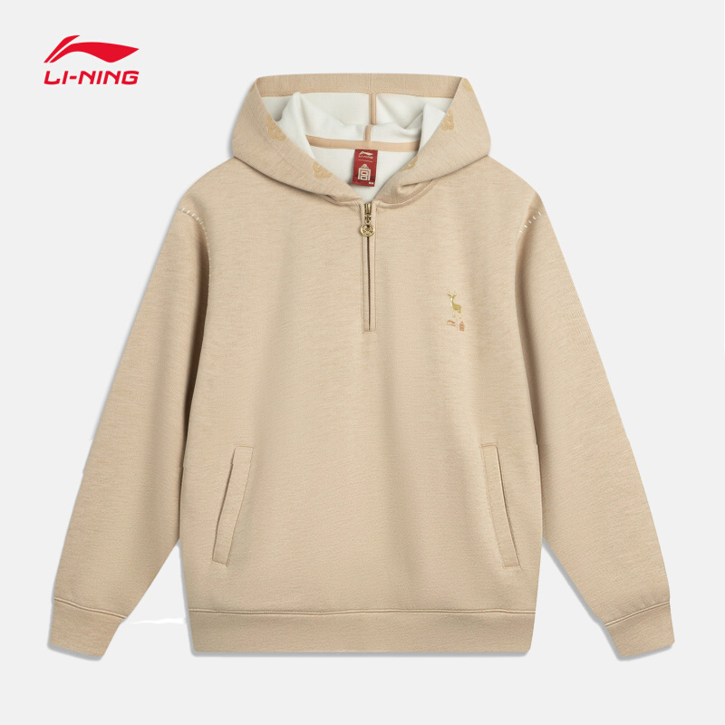 李宁故宫联名卫衣女款宽松套头衫