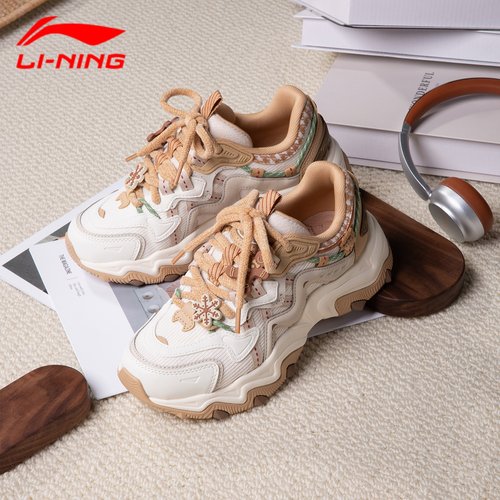 李宁女鞋猫爪LITE2厚底休闲鞋