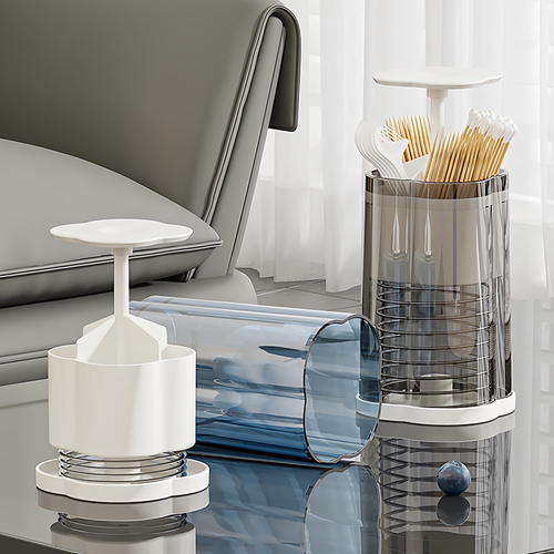 轻奢高颜按压自动弹出牙签盒