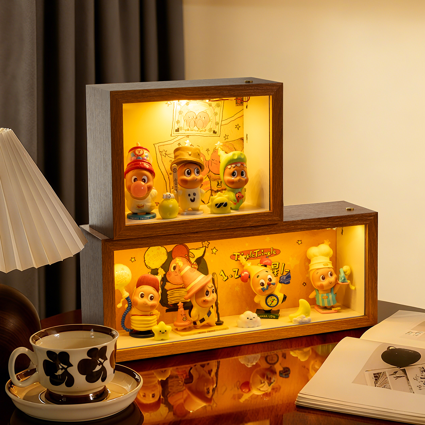 简单派星星人收藏展示相框