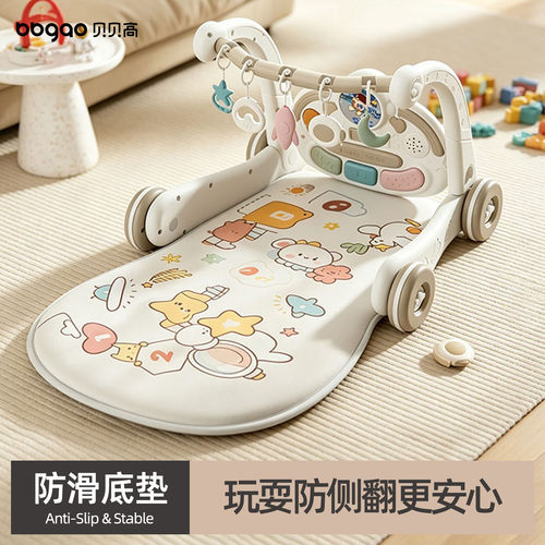 婴儿健身架器脚踏钢琴躺玩神器