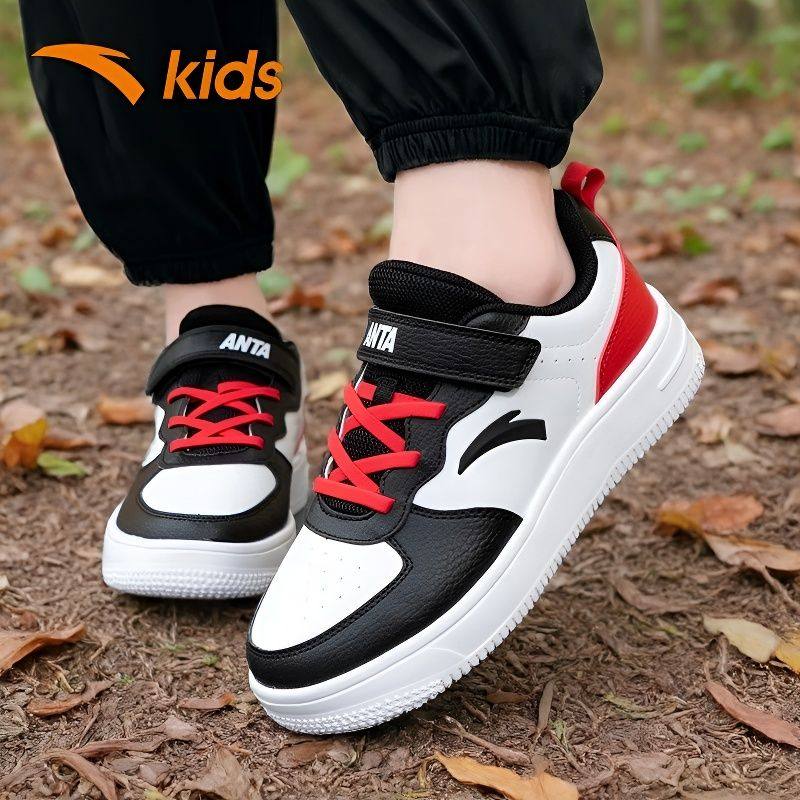 安踏童鞋儿童板鞋春季新款百搭简约大童休闲鞋男童小白鞋运动鞋子,童鞋/婴儿鞋/亲子鞋,板鞋,淘宝优惠券,粉丝福利购,淘宝优惠卷