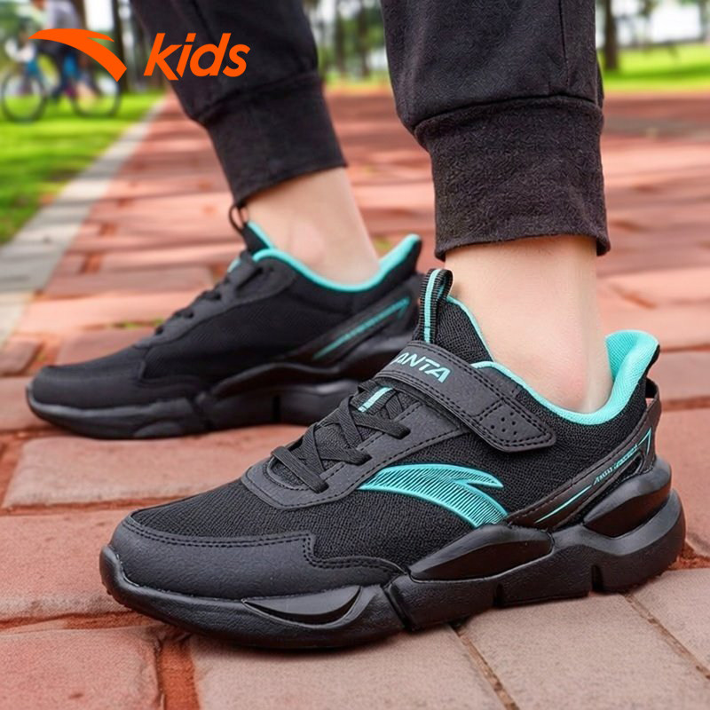 安踏童鞋男童运动鞋大童2026春季网面透气鞋子魔术贴皮面儿童跑鞋,童鞋/婴儿鞋/亲子鞋,运动鞋,淘宝优惠券,粉丝福利购,淘宝优惠卷